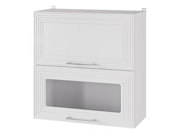 Кухня Монро шкаф 7В3 корп белый фасад 7В3 монро белый глянец | Уют Нижневартовск