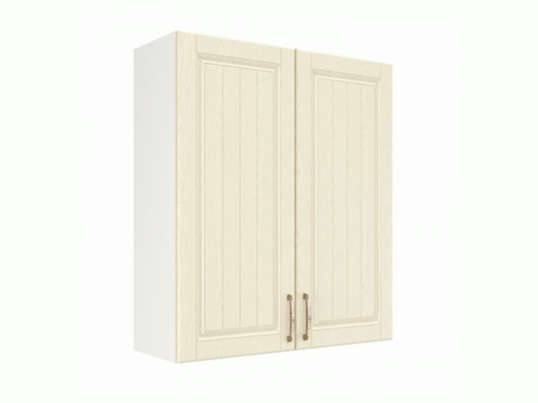 Кухня Лондон корпус ШВ 800 белый фасад ШВ 400 2шт дуб крем