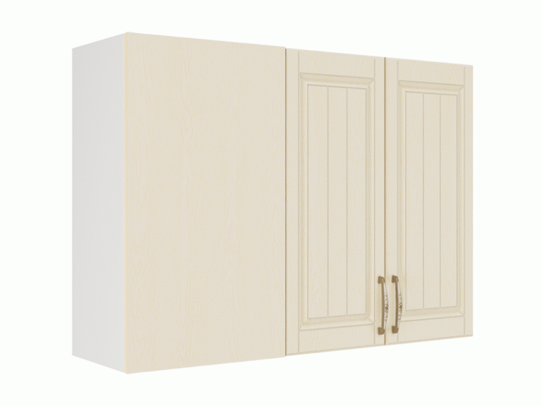 Кухня Лондон корпус ШВУП 1000 бел фасад ШВУП 1000 дуб крем