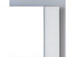 Зеркало , настенное, 67х52см, с декоративными вставками (цвет вставки белый)