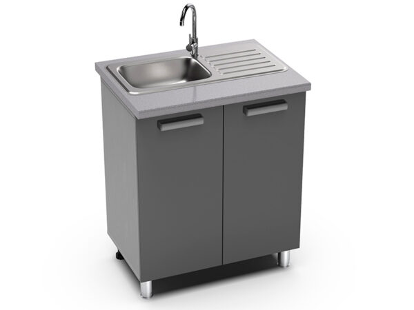 Кухня Тоскана тумба 8М корпус белый, фасад 8В, 8Р, 8С, 8М, Г8Р графит, стол 0,8