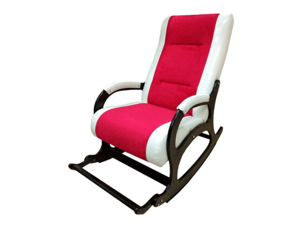 Кресло-качалка "Престиж с подножкой" двухцветное