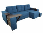 Угловой диван - кровать  Бруклин 268*150*74 с/м 217/142 (ультра графит лев/крафт)