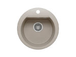 Мойка ATOL-460 №14 кругл, серый + сифон
